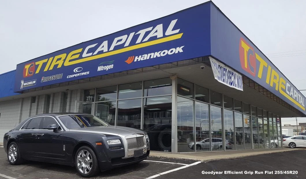 Tire Capital storefront at 777 Victoria Street in Prince George
